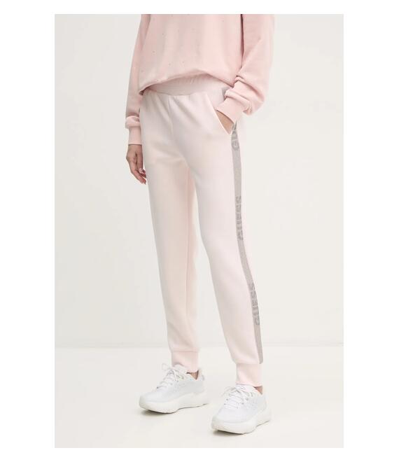 Παντελόνι φόρμας Guess VICTOIRE χρώμα: ροζ, W5RB00 KBYE2
