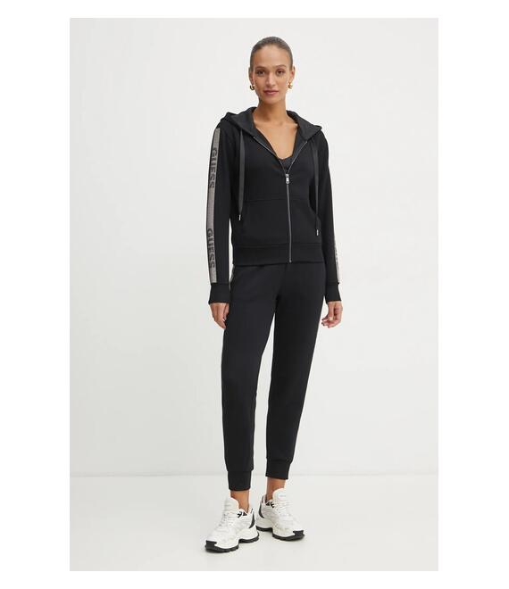 Παντελόνι φόρμας Guess VICTOIRE χρώμα: μαύρο, W5RB00 KBYE2