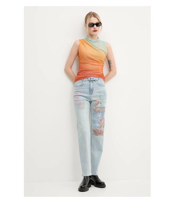Τζιν παντελόνι Desigual HAWAI 25SWDD13