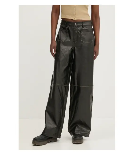Παντελόνι Guess Originals χρώμα: μαύρο, W5RB57 WGTF0