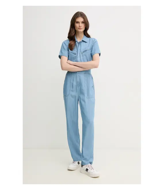 Ολόσωμη φόρμα Pepe Jeans ESMERALDA χρώμα: μπλε, PL230510