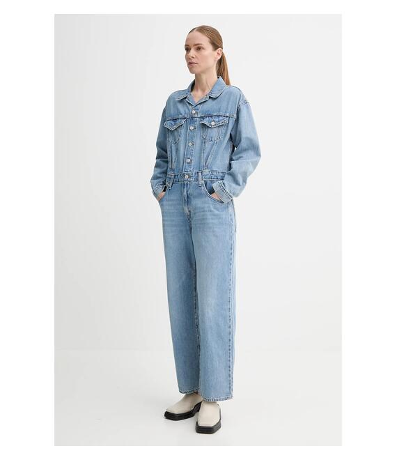 Ολόσωμη φόρμα τζιν Levi's BAGGY JUMPSUIT H125 χρώμα: μπλε, 001WA
