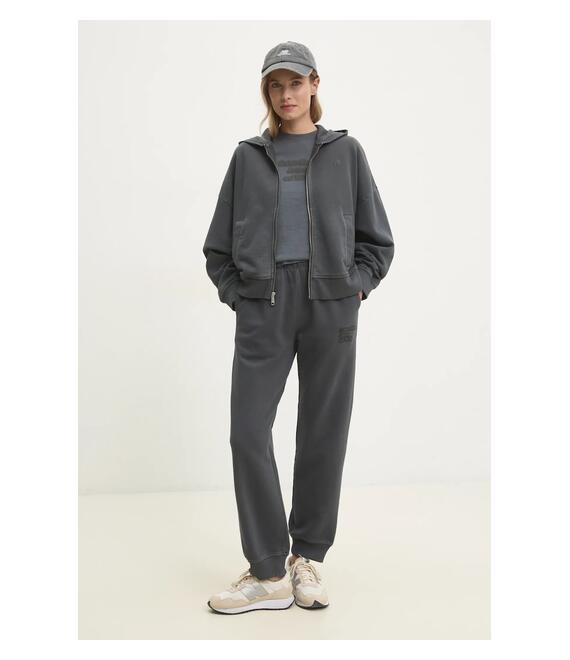 Βαμβακερό παντελόνι Calvin Klein Jeans χρώμα: γκρι, J20J224989