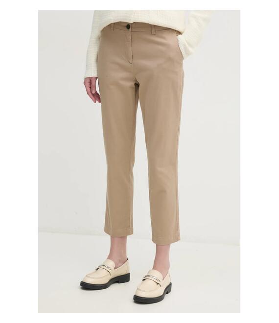 Παντελόνι Tommy Hilfiger χρώμα: μπεζ, WW0WW45920