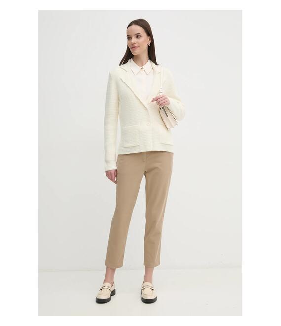 Παντελόνι Tommy Hilfiger χρώμα: μπεζ, WW0WW45920