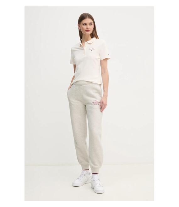 Παντελόνι φόρμας Tommy Hilfiger χρώμα: γκρι, WW0WW43863