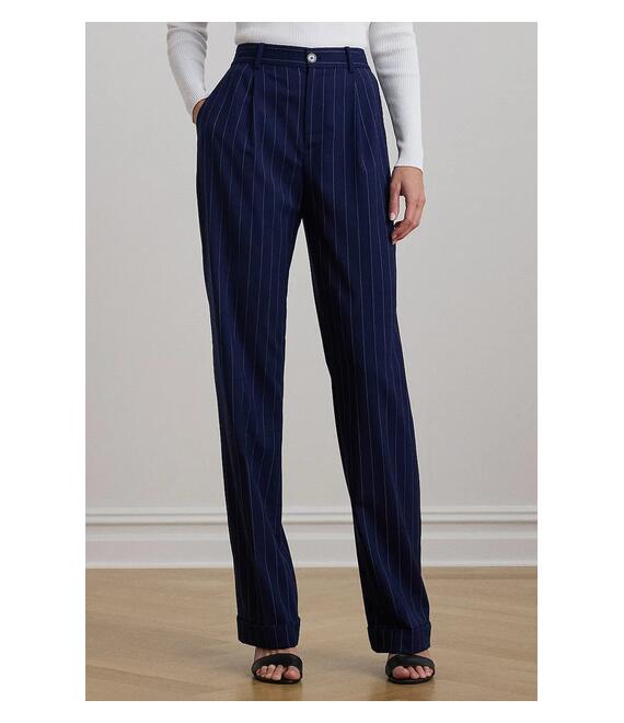 Μάλλινα παντελόνια Lauren Ralph Lauren χρώμα: ναυτικό μπλε, 200957330
