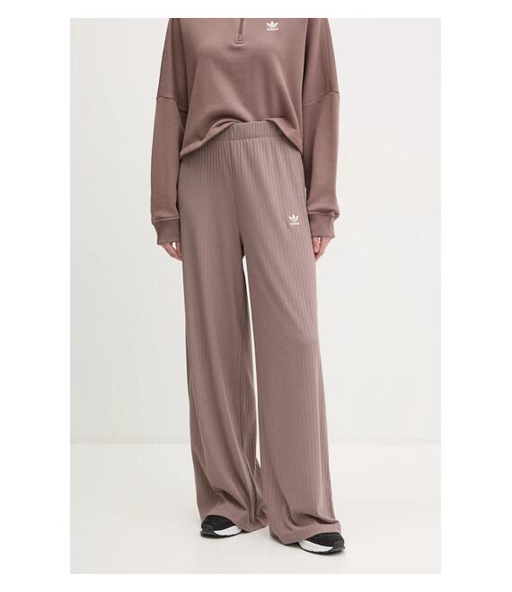 Παντελόνι φόρμας adidas Originals Essential χρώμα: καφέ, JD0768