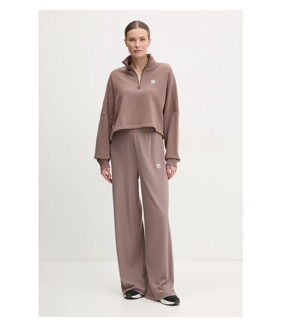 Παντελόνι φόρμας adidas Originals Essential χρώμα: καφέ, JD0768