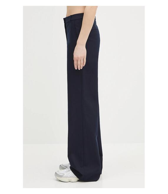 Βαμβακερό παντελόνι A.P.C. pantalon margaret χρώμα: ναυτικό μπλε, COHFU.F08476