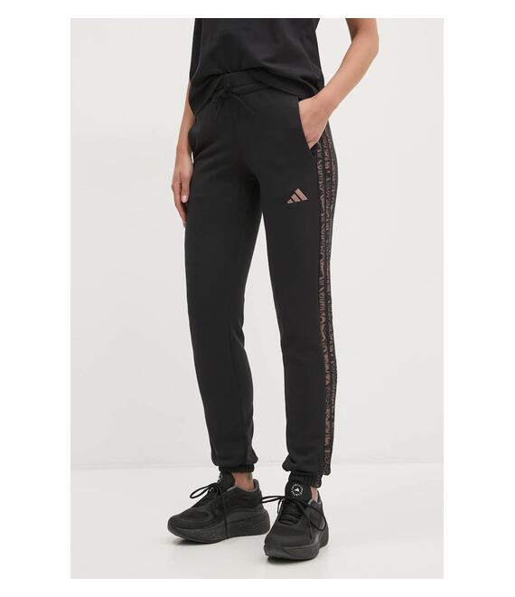 Παντελόνι φόρμας adidas Essentials Animal χρώμα: μαύρο, JM5892