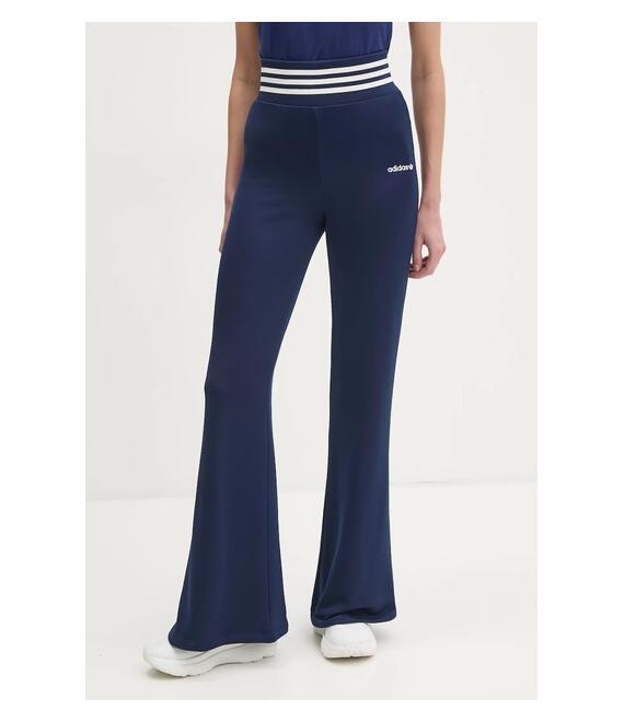 Παντελόνι φόρμας adidas Originals FLARED PANTS χρώμα: ναυτικό μπλε, JC7688