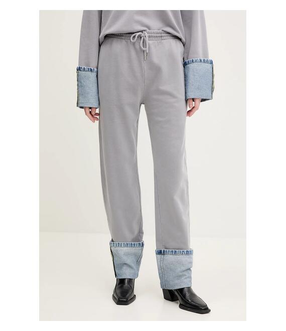 Παντελόνι φόρμας Moschino Jeans χρώμα: γκρι, 0321 3228