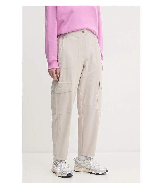 Παντελόνι Dkny χρώμα: μπεζ, DP5P3500