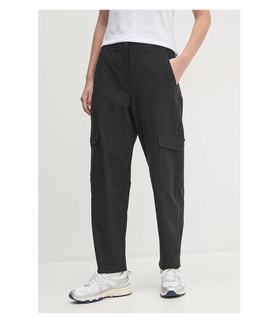 Παντελόνι Dkny χρώμα: μαύρο, DP5P3500