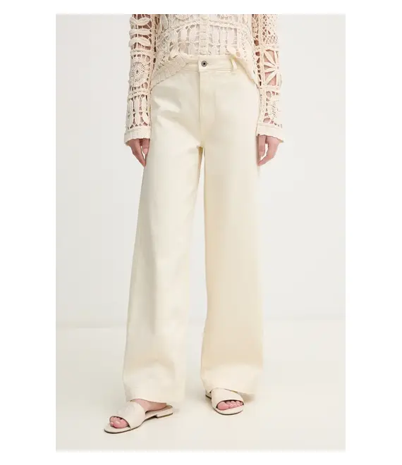 Τζιν παντελόνι Pepe Jeans HIGH RISE WIDE CROP TANIA PL211801