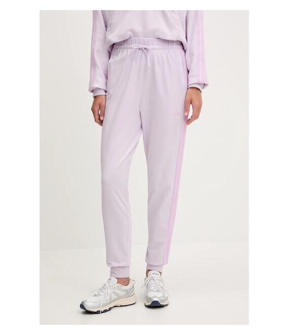 Παντελόνι φόρμας adidas Essentials χρώμα: μοβ, JE1189