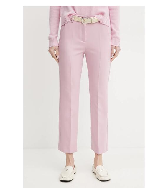 Παντελόνι Weekend Max Mara χρώμα: ροζ, 2515131031600