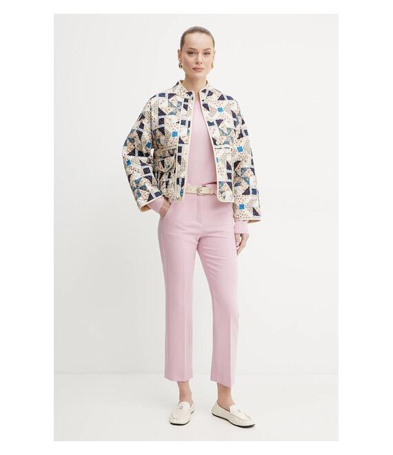 Παντελόνι Weekend Max Mara χρώμα: ροζ, 2515131031600