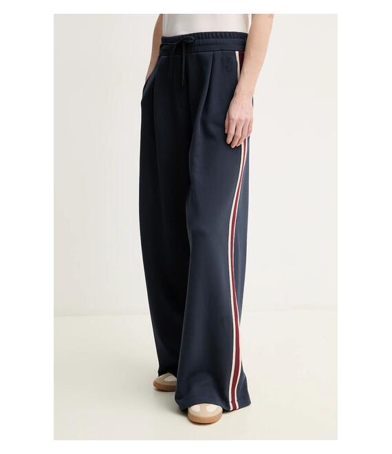 Παντελόνι Weekend Max Mara χρώμα: ναυτικό μπλε, 2515781011600