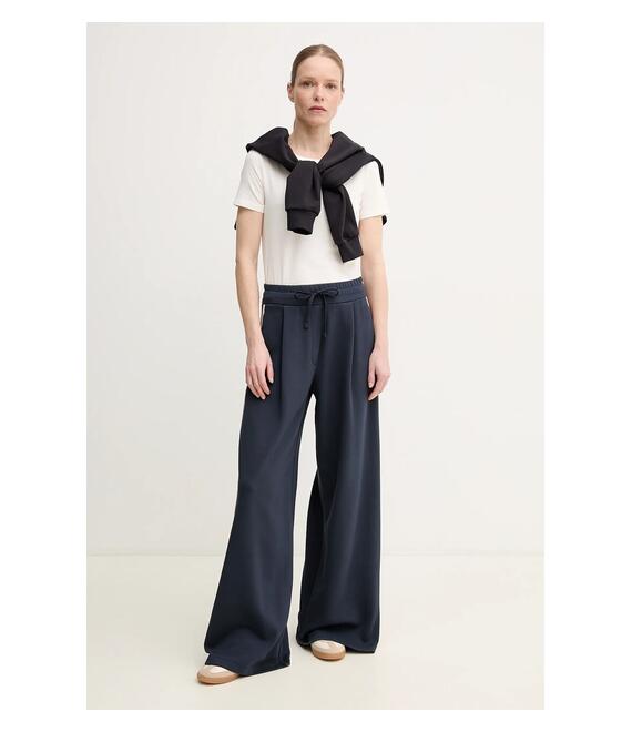 Παντελόνι Weekend Max Mara χρώμα: ναυτικό μπλε, 2515781011600