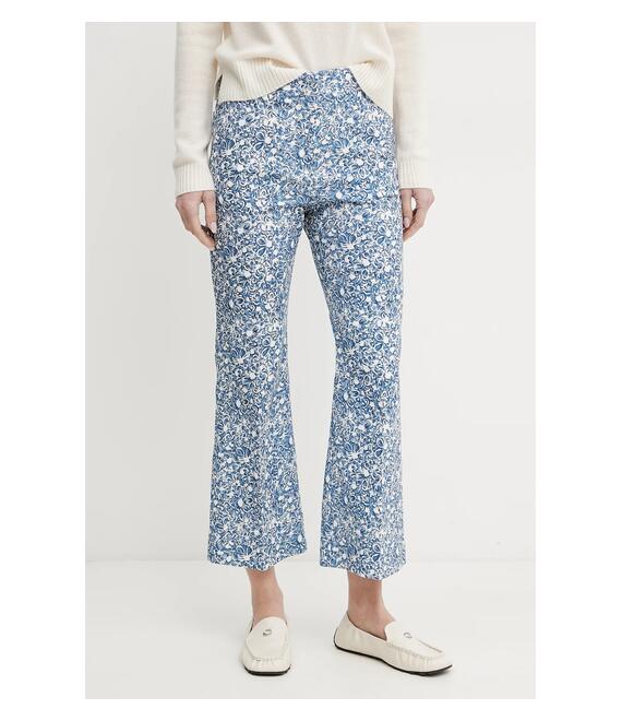 Παντελόνι Weekend Max Mara χρώμα: μοβ, 2515131122600