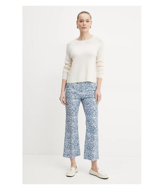 Παντελόνι Weekend Max Mara χρώμα: μοβ, 2515131122600