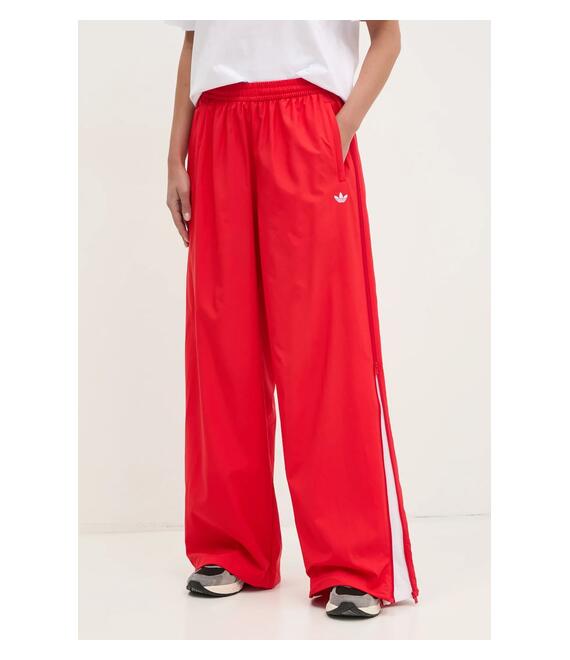 Παντελόνι φόρμας adidas Originals WOVEN TP χρώμα: κόκκινο, JX9205