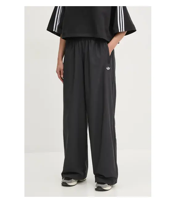 Παντελόνι φόρμας adidas Originals WOVEN TP χρώμα: μαύρο, JX9206