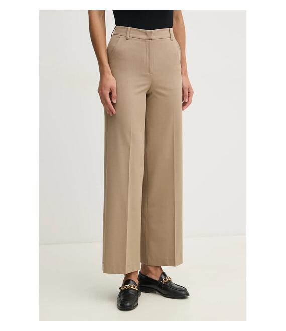 Παντελόνι United Colors of Benetton χρώμα: μπεζ, 4R4CDF08H