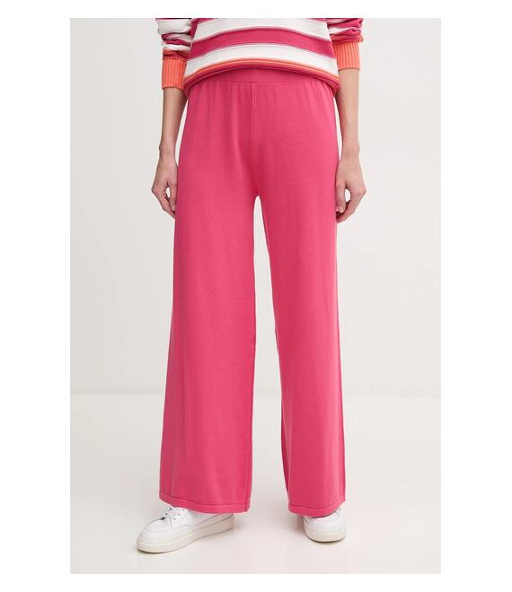 Βαμβακερό παντελόνι United Colors of Benetton χρώμα: ροζ, 1294DF00V