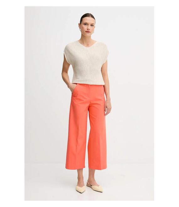 Παντελόνι United Colors of Benetton χρώμα: πορτοκαλί, 42A8DF08R