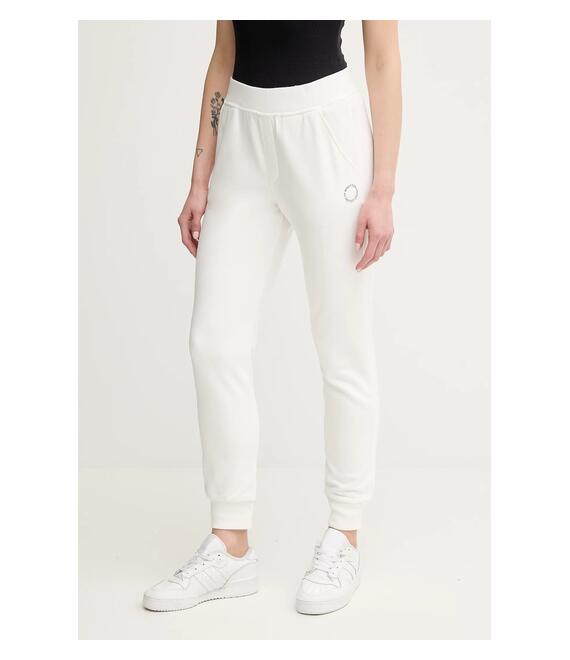Παντελόνι φόρμας United Colors of Benetton χρώμα: άσπρο, 31NB3F04E