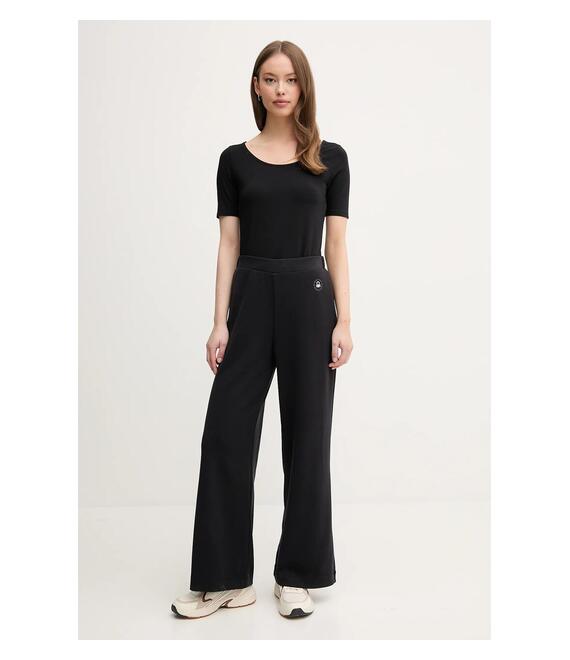 Παντελόνι φόρμας United Colors of Benetton χρώμα: μαύρο, 3JLC3F04C