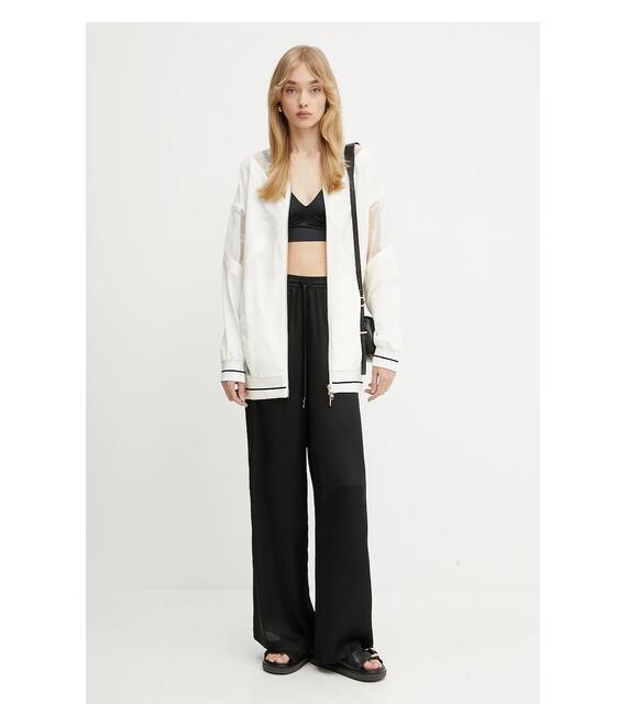 Παντελόνι Guess INES χρώμα: μαύρο, W5GB11 WH9C2