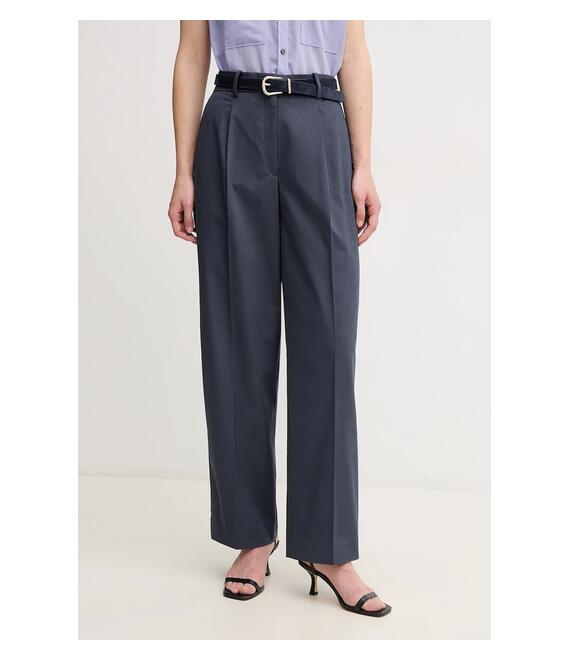 Παντελόνι Calvin Klein χρώμα: ναυτικό μπλε, LV044B675G