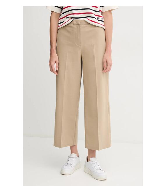 Παντελόνι Tommy Hilfiger χρώμα: μπεζ, WW0WW45463