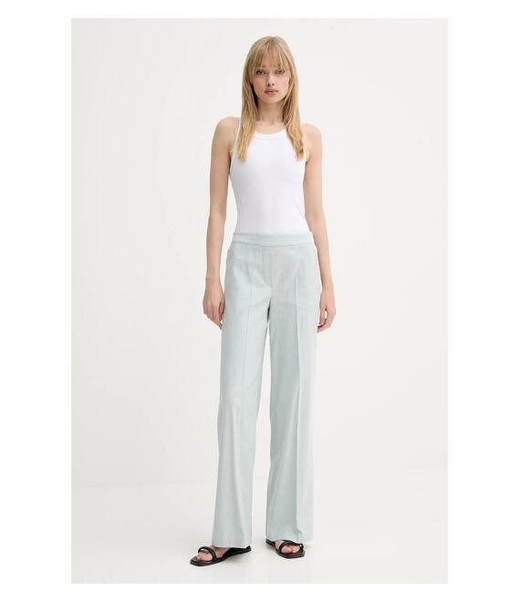 Παντελόνι με λινό μείγμα PS Paul Smith χρώμα: μπλε, W2R.349T.P31282