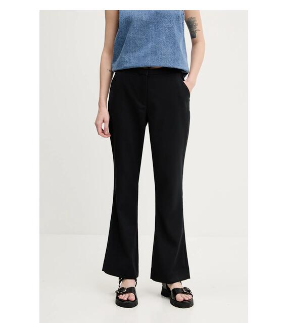 Παντελόνι Abercrombie & Fitch χρώμα: μαύρο, KI156-5077