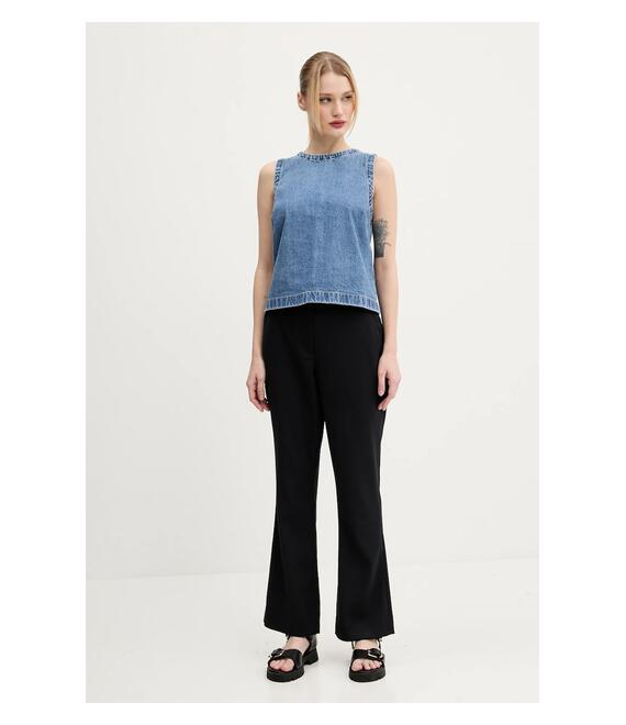 Παντελόνι Abercrombie & Fitch χρώμα: μαύρο, KI156-5077