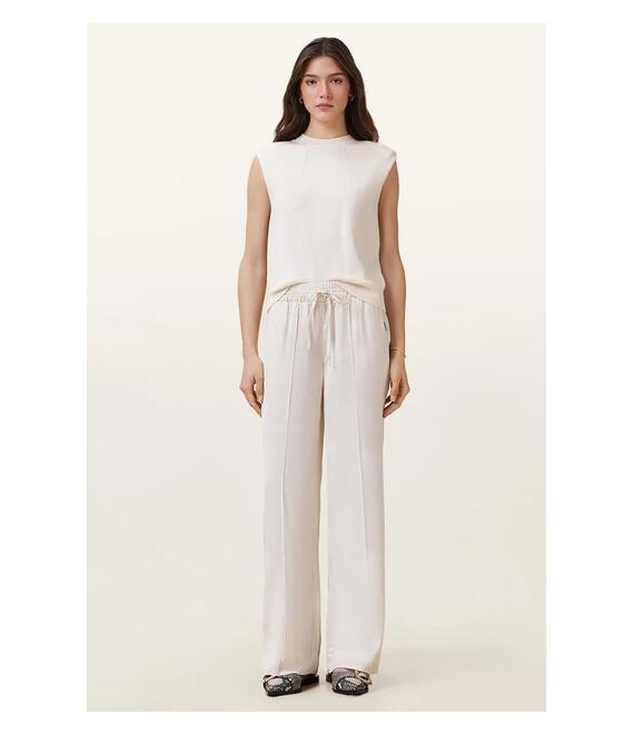 Παντελόνι AllSaints ALBA χρώμα: άσπρο, W018TC
