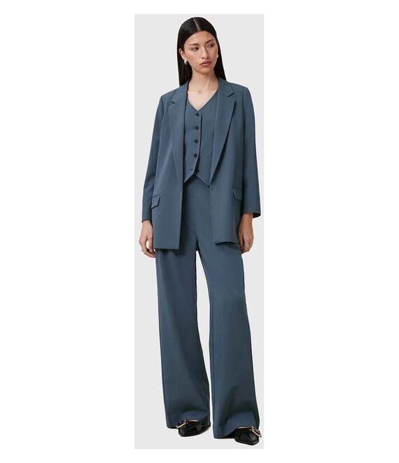 Παντελόνι AllSaints ALEIDA χρώμα: μπλε, W037QC
