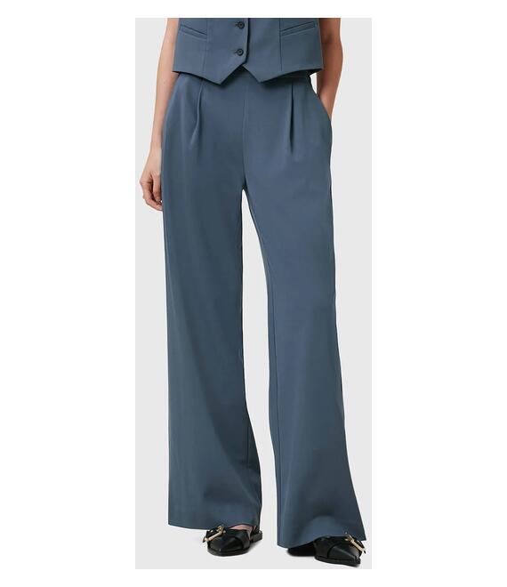 Παντελόνι AllSaints ALEIDA χρώμα: μπλε, W037QC