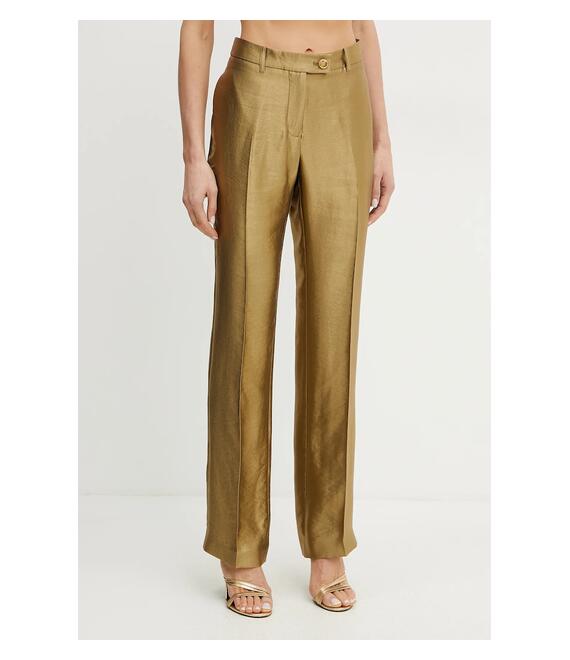 Παντελόνι Marciano Guess MILLA χρώμα: κίτρινο, 5GGB18 7312A
