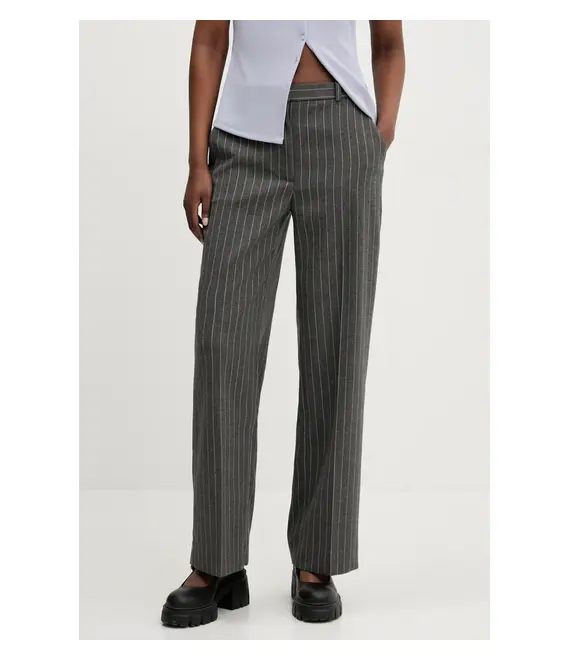 Παντελόνι Abercrombie & Fitch χρώμα: γκρι, KI156-5380