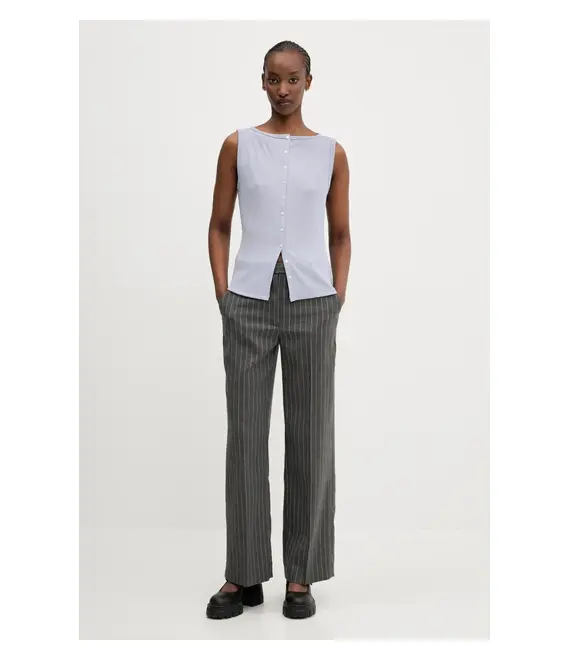 Παντελόνι Abercrombie & Fitch χρώμα: γκρι, KI156-5380