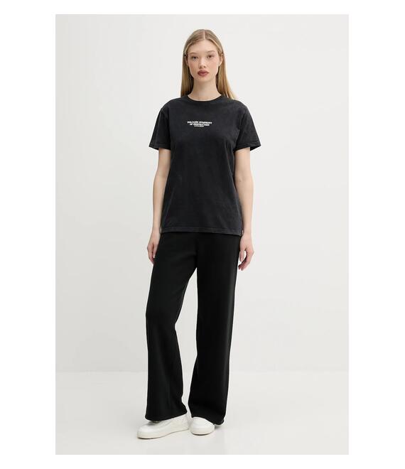 Παντελόνι φόρμας Hollister Co. χρώμα: μαύρο, KI347-5059