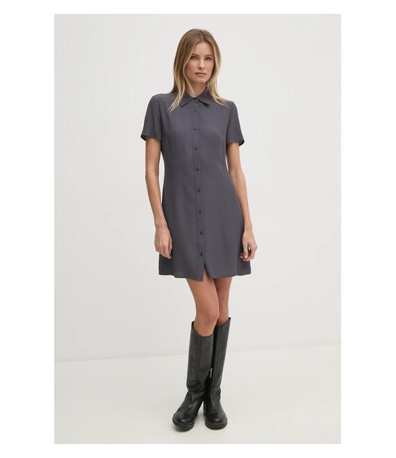 Φόρεμα Calvin Klein Jeans χρώμα: γκρι, J20J224820