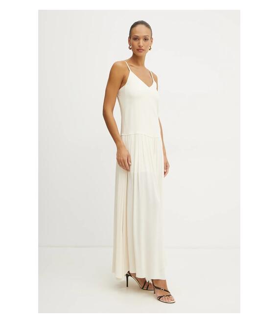 Φόρεμα Forte Forte χρώμα: μπεζ, 13560.my dress