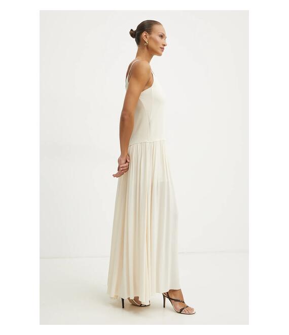 Φόρεμα Forte Forte χρώμα: μπεζ, 13560.my dress